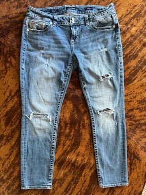 Vigoss Light Blue Ripped Skinny Jeans